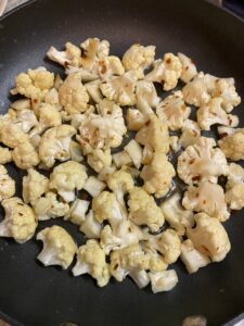 pan roasting cauliflower
